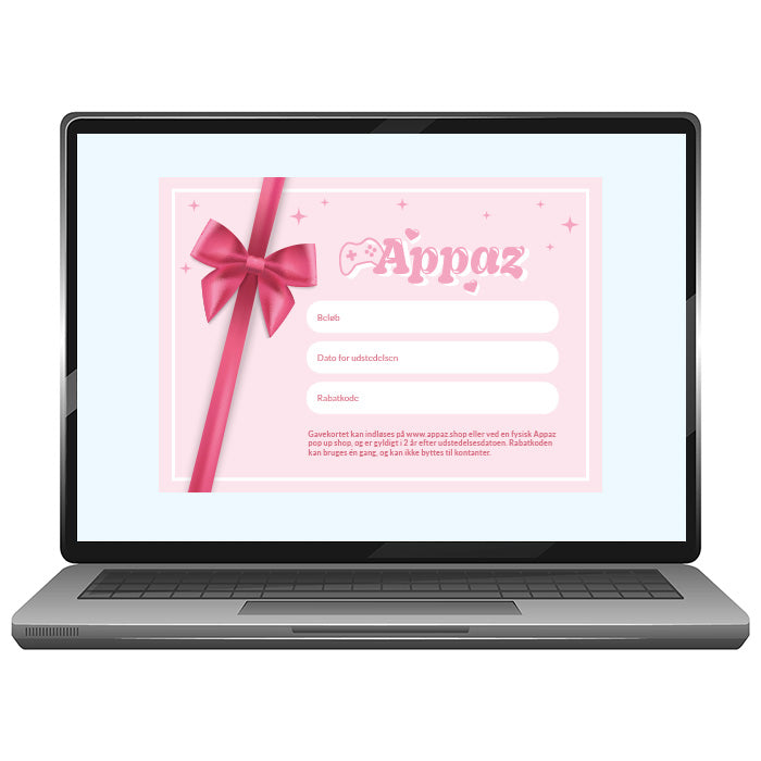 Digital gift card for Appaz