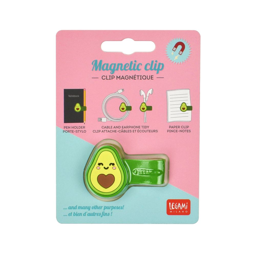 Magnetic cable clip
